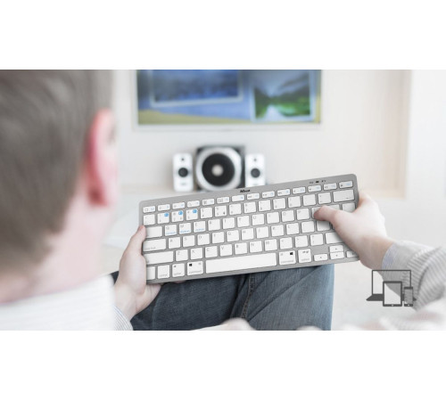 Клавіатура Trust Nado BT White (23752_TRUST)