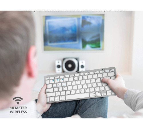 Клавіатура Trust Nado BT White (23752_TRUST)