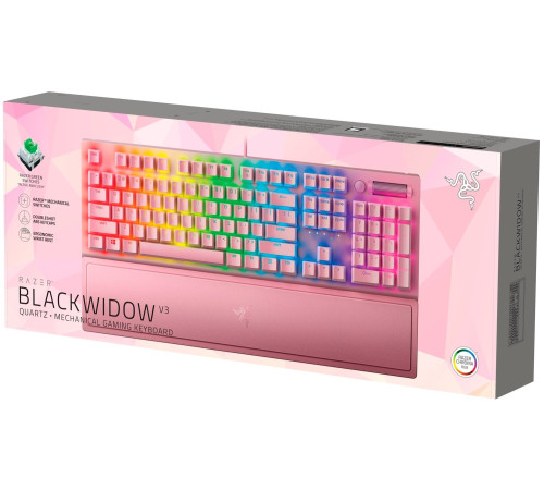 Ігрова клавіатура Razer BlackWidow V3 Green Switch Pink US Layout (RZ03-03541800-R3M1)
