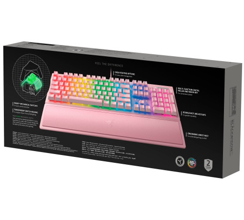Ігрова клавіатура Razer BlackWidow V3 Green Switch Pink US Layout (RZ03-03541800-R3M1)