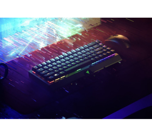 Ігрова клавіатура Razer BlackWidow V3 Mini HyperSpeed Green Switch WL/BT/USB RU RGB, Black (RZ03-03891600-R3R1)
