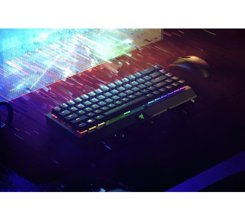Ігрова клавіатура Razer BlackWidow V3 Mini HyperSpeed Green Switch WL/BT/USB RU RGB, Black (RZ03-03891600-R3R1)