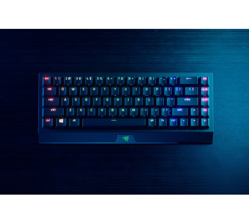 Ігрова клавіатура Razer BlackWidow V3 Mini HyperSpeed Green Switch WL/BT/USB RU RGB, Black (RZ03-03891600-R3R1)