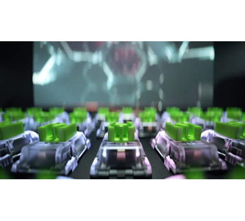 Ігрова клавіатура Razer BlackWidow V3 Mini HyperSpeed Green Switch WL/BT/USB RU RGB, Black (RZ03-03891600-R3R1)