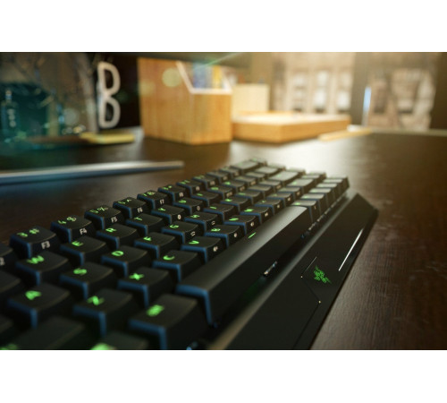 Ігрова клавіатура Razer BlackWidow V3 Mini HyperSpeed Green Switch WL/BT/USB RU RGB, Black (RZ03-03891600-R3R1)