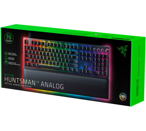 Ігрова клавіатура RAZER Huntsman V2 (Analog Switch) – Russian Layout (RZ03-03610800-R3R1)