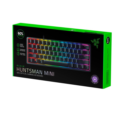 Ігрова клавіатура Razer Huntsman Mini Red Switch US Layout (RZ03-03390200-R3M1)