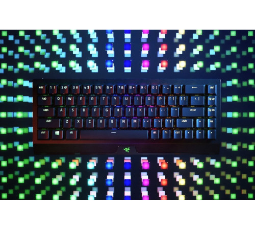 Ігрова клавіатура Razer BlackWidow V3 Mini HyperSpeed Yellow Switch WL/BT/USB RU RGB, Black (RZ03-03890700-R3R1)