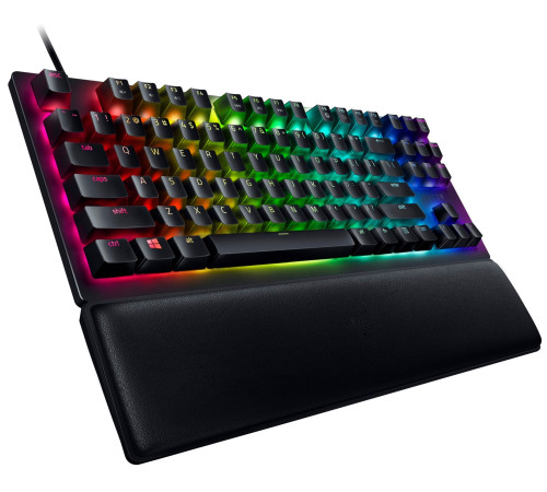 Ігрова клавіатура Razer Huntsman V2 Tenkeyless Purple Switch RU Black (RZ03-03941400-R3R1)