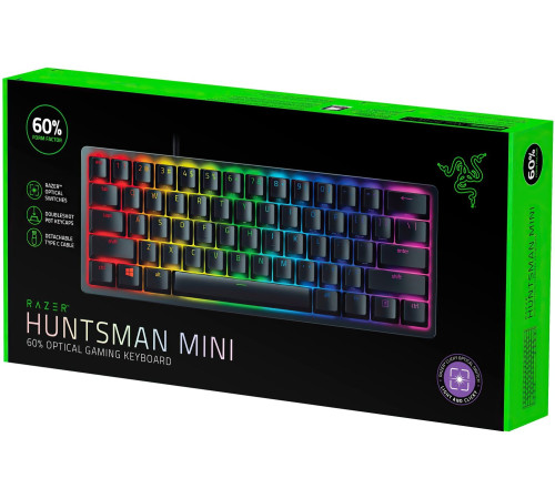 Ігрова клавіатура Razer Huntsman Mini Purple Switch US Layout (RZ03-03390100-R3M1)