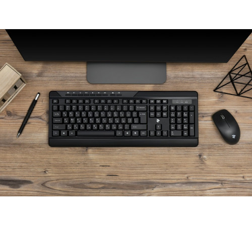 Беспроводной комплект мышь+клавиатура 2E MF410 Black (2E-MK410MWB)