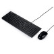 Комплект ASUS U2000 Keyboard+Mouse Black (90-XB1000KM000N0)