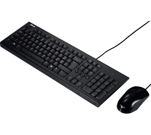 Комплект ASUS U2000 Keyboard+Mouse Black (90-XB1000KM000N0)