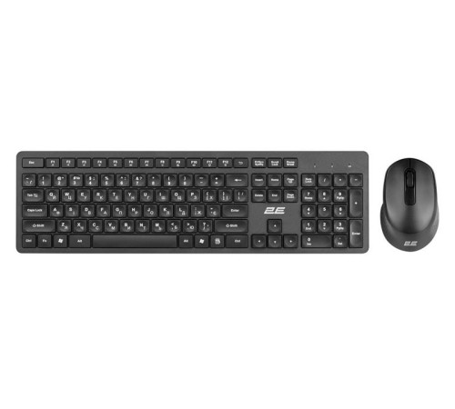Беспроводной комплект мышь+клавиатура 2Е MK420 WL Black (2E-MK420WB)