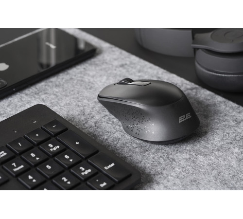 Беспроводной комплект мышь+клавиатура 2Е MK420 WL Black (2E-MK420WB)
