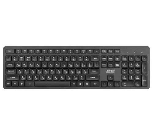 Беспроводной комплект мышь+клавиатура 2Е MK420 WL Black (2E-MK420WB)