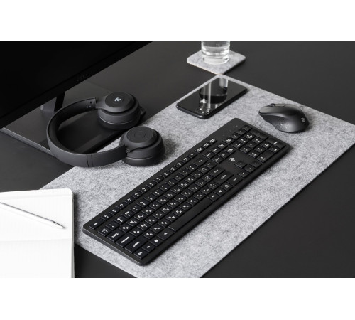 Беспроводной комплект мышь+клавиатура 2Е MK420 WL Black (2E-MK420WB)