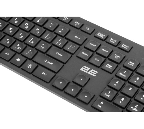 Беспроводной комплект мышь+клавиатура 2Е MK420 WL Black (2E-MK420WB)