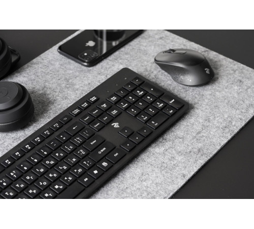 Беспроводной комплект мышь+клавиатура 2Е MK420 WL Black (2E-MK420WB)