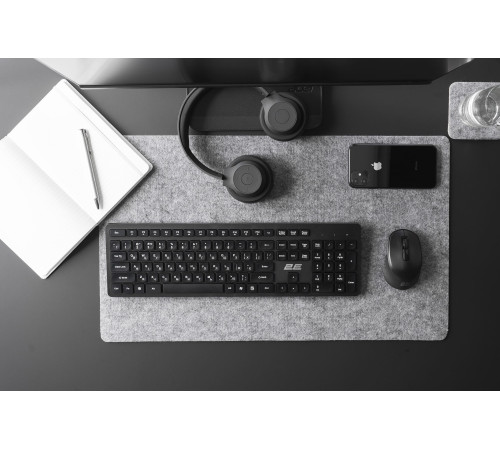 Беспроводной комплект мышь+клавиатура 2Е MK420 WL Black (2E-MK420WB)
