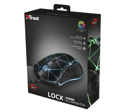 Ігрова миша Trust GXT133 LOCX MOUSE BLACK (22988_TRUST)