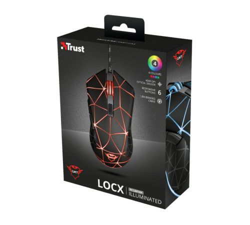 Ігрова миша Trust GXT133 LOCX MOUSE BLACK (22988_TRUST)