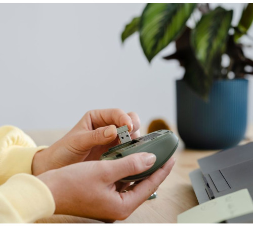 Миша Trust Yvi+ Silent WL ECO Green (24552_TRUST_