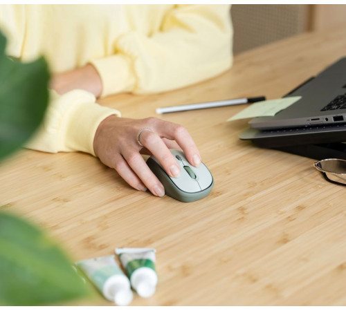 Миша Trust Yvi+ Silent WL ECO Green (24552_TRUST_