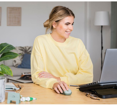 Миша Trust Yvi+ Silent WL ECO Green (24552_TRUST_