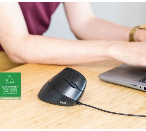 Миша Trust Bayo Vertical ergonomic ECO BLACK (24635_TRUST)