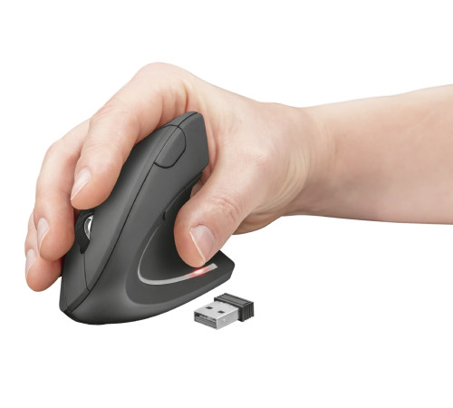 Миша Trust VERTO WL ERGONOMIC BLACK (22879)