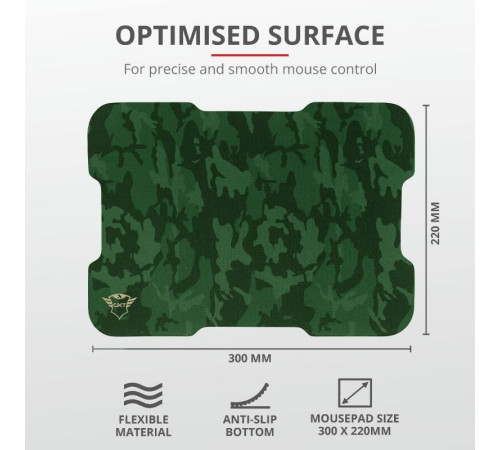 Миша+килимок Trust GXT781 RIXA CAMO MOUSE & PAD (23611_TRUST)