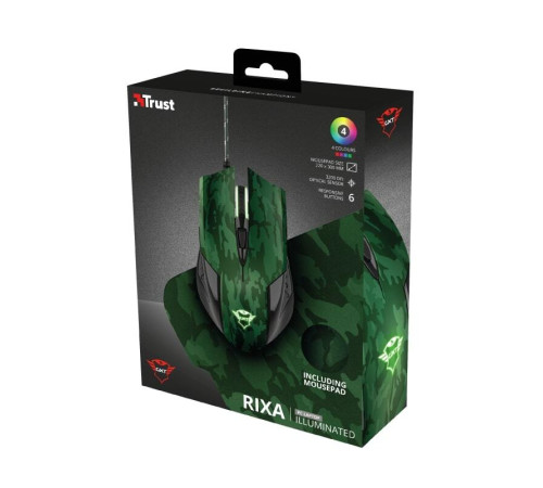 Миша+килимок Trust GXT781 RIXA CAMO MOUSE & PAD (23611_TRUST)