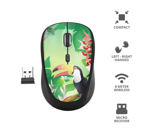 Миша TRUST YVI WIRELESS MOUSE TOUCAN (23389_TRUST)