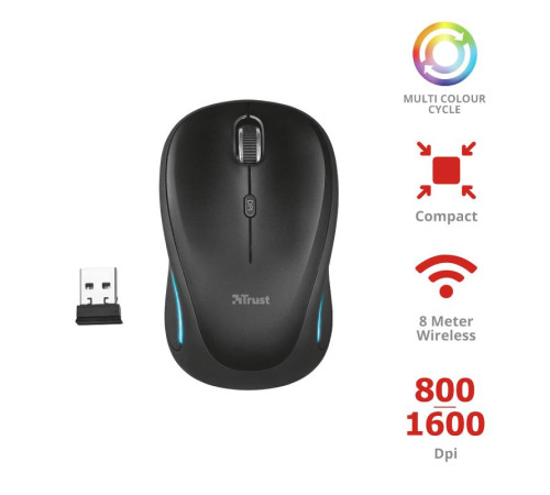 Миша Trust YVI FX WL BLACK (22333_TRUST)