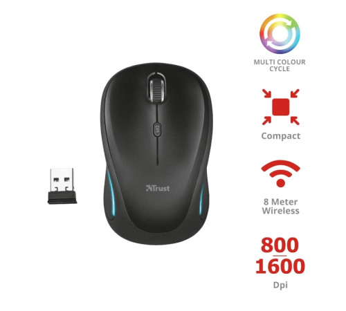 Миша Trust YVI FX WL BLACK (22333_TRUST)