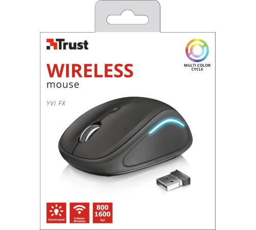 Миша Trust YVI FX WL BLACK (22333_TRUST)