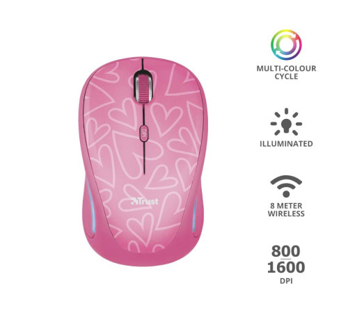 Миша Trust YVI FX WL PINK (22336_TRUST)