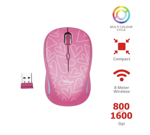 Миша Trust YVI FX WL PINK (22336_TRUST)