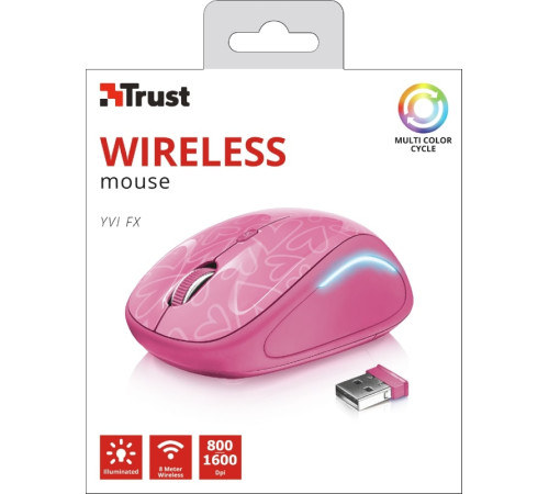 Миша Trust YVI FX WL PINK (22336_TRUST)