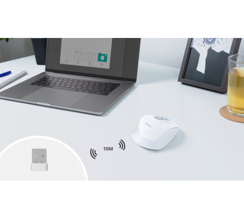 Мышь Trust Ozaa Rechargeable WL White (24035_TRUST)