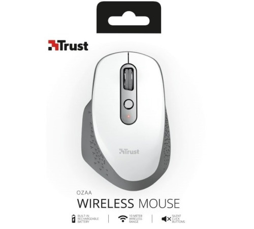 Мышь Trust Ozaa Rechargeable WL White (24035_TRUST)