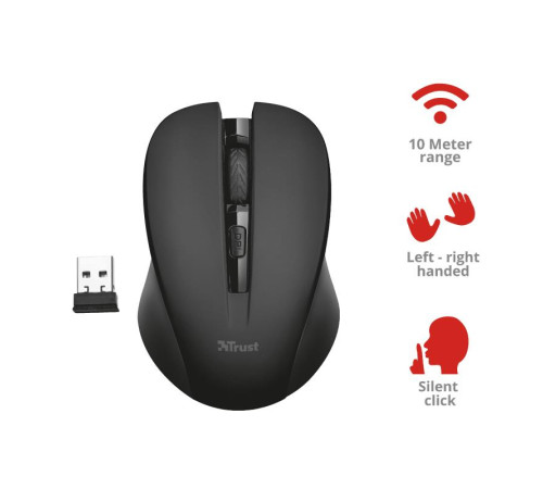Миша Trust MYDO SILENT WL BLACK