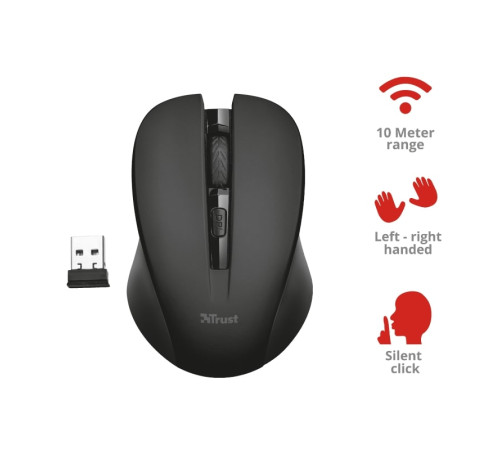 Миша Trust MYDO SILENT WL BLACK