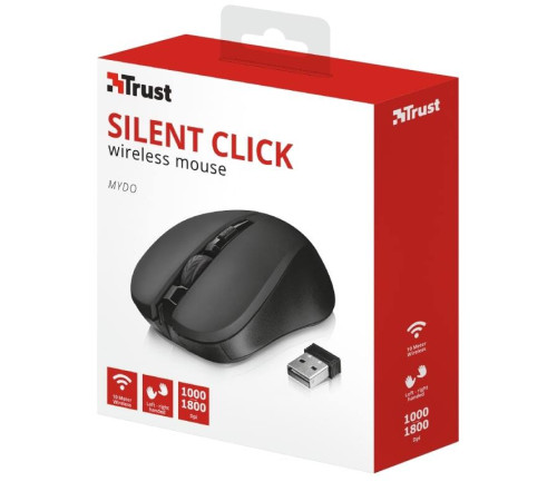 Миша Trust MYDO SILENT WL BLACK