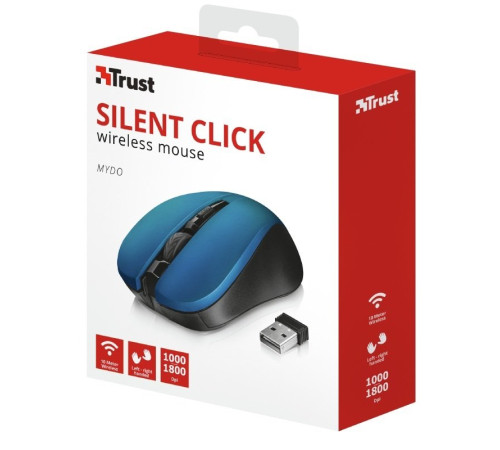 Миша TRUST MYDO SILENT WL BLUE (21870_TRUST)