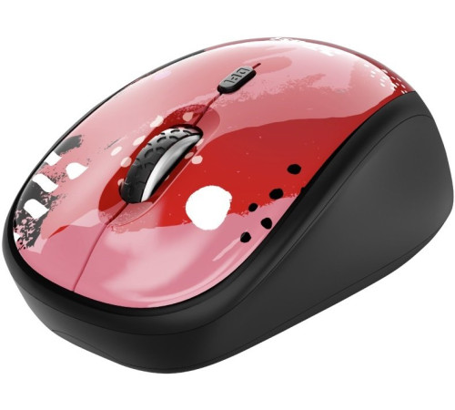 Миша Trust Yvi WL Red Brush (24440)