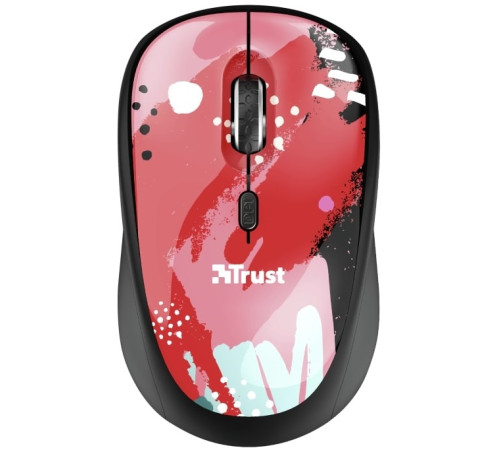 Миша Trust Yvi WL Red Brush (24440)