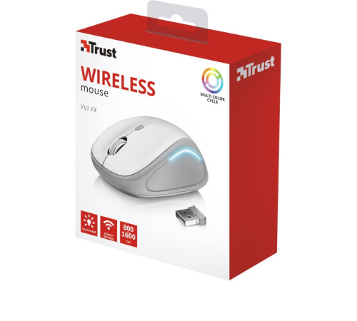 Миша Trust Yvi FX wireless mouse white (22335)