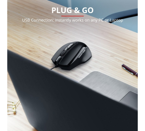 Миша Trust Voca Black (23650_TRUST)